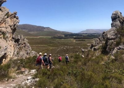 Wine-walk trail to Spookfontein